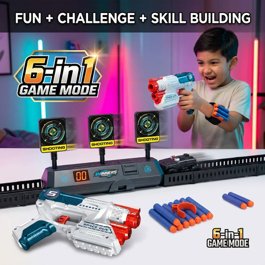 Moving Target 6-in-1 Shooting Game Set