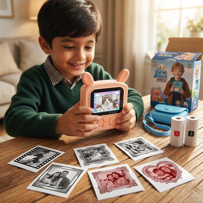 2‑In‑1 Polaroid Pocket Dual Camera & Instant Color Printer