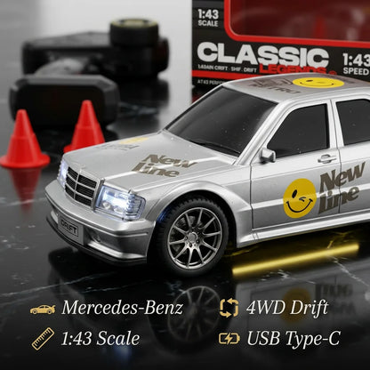 1:43 Mercedes Evo II RC Drift 15km/h