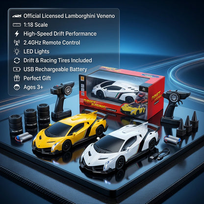 1:18 RC Licensed Lamborghini Veneno Drift Car