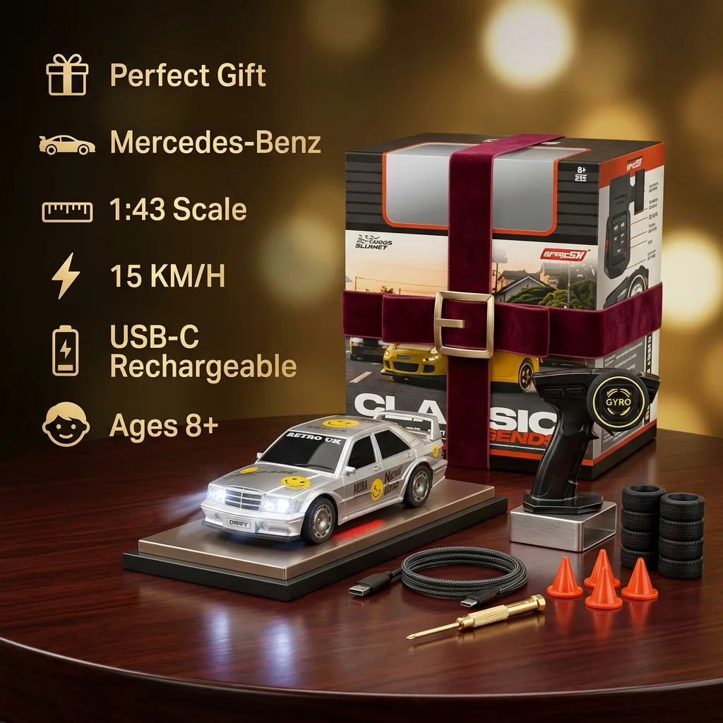 1:43 Mercedes Evo II RC Drift 15km/h