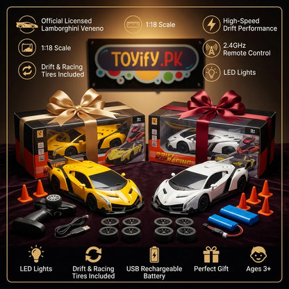 1:18 RC Licensed Lamborghini Veneno Drift Car