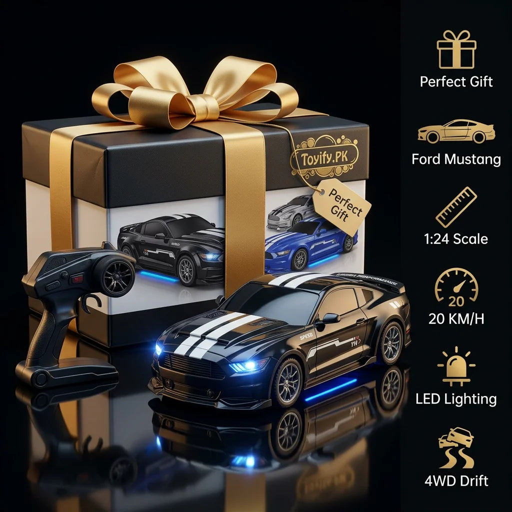 1:24 Scale 4WD RC Drift Car - Ford Mustang