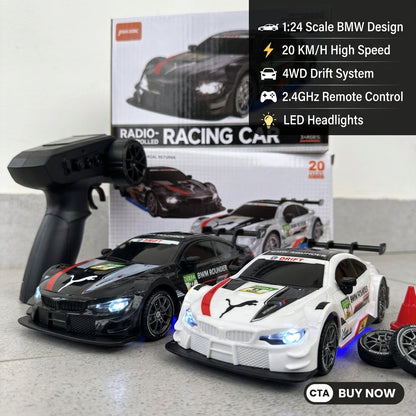 1:24 Scale Remote Control Car BMW Rounder Drift Car