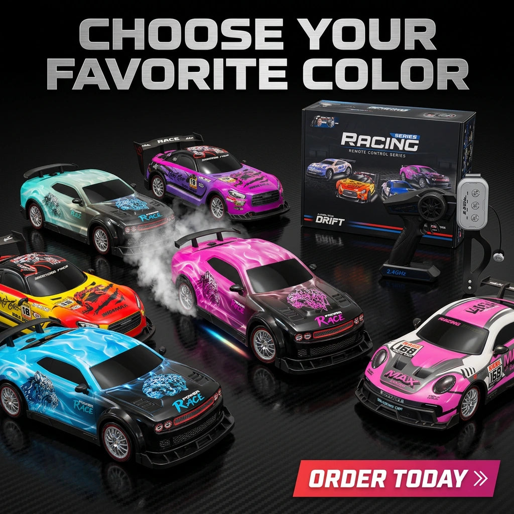 Remote Control 4WD Beast Car With Smoke Spray | High Speed Drift 4 Wheel Drive RC Car