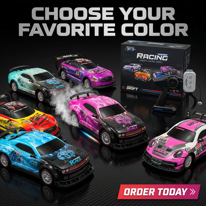 Remote Control 4WD Beast Car With Smoke Spray | High Speed Drift 4 Wheel Drive RC Car