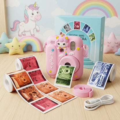 Unicorn Instant Print Digital Camera for Kids