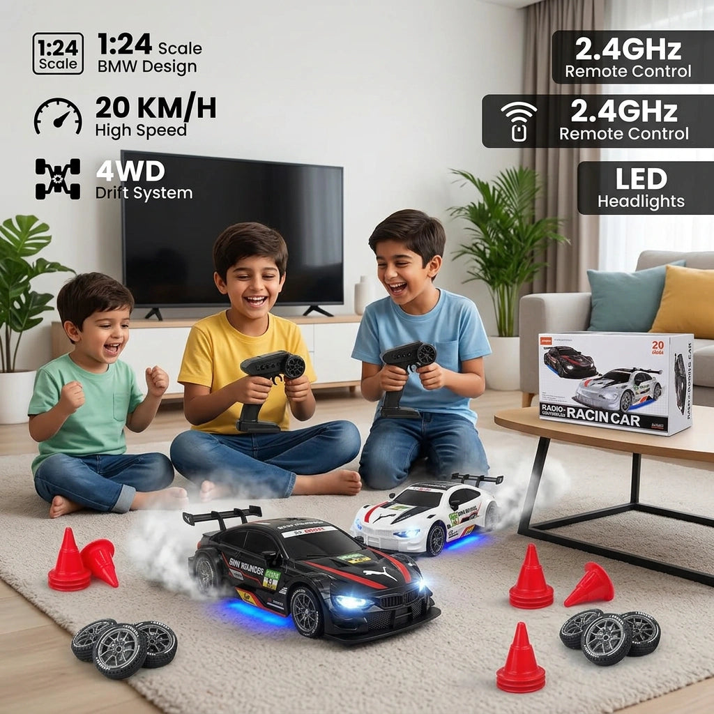 1:24 Scale Remote Control Car BMW Rounder Drift Car