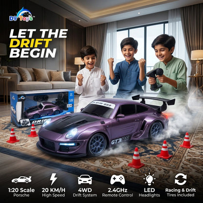 1:20 Scale  4WD Porsche RC Drift Car
