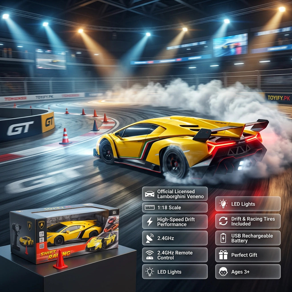 1:18 RC Licensed Lamborghini Veneno Drift Car