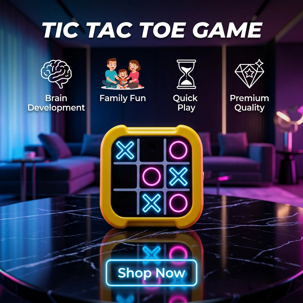 Rechargable Tic Tac Toe Smart Game Console