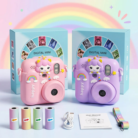 Unicorn Instant Print Digital Camera for Kids