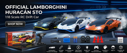 1:18 Licensed 4WD RC Drift Lamborghini Huracan STO Drift Car