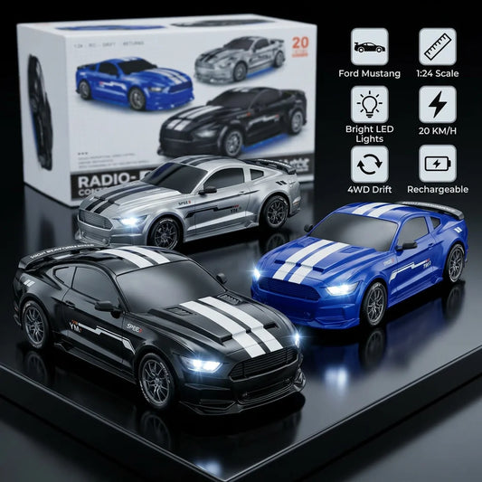 1:24 Scale 4WD RC Drift Car - Ford Mustang