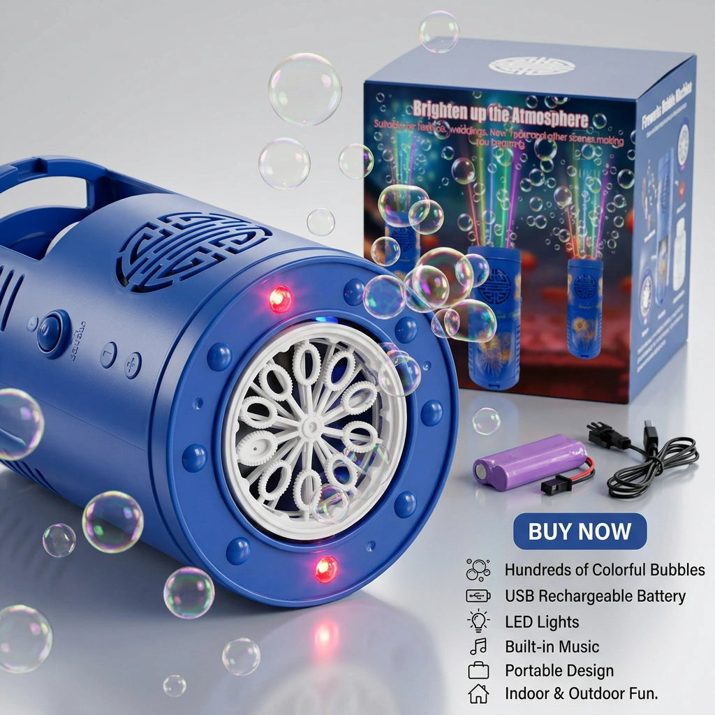 Fireworks Bubble Machine