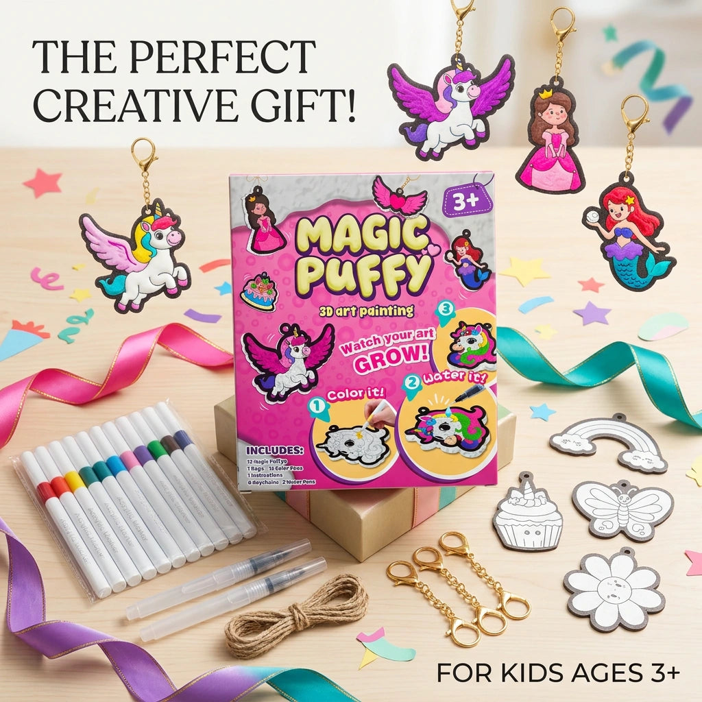 Magic Puffy 3D Art Painting