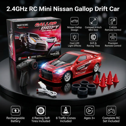 2.4GHz RC Mini Nissan Gallop Drift Car