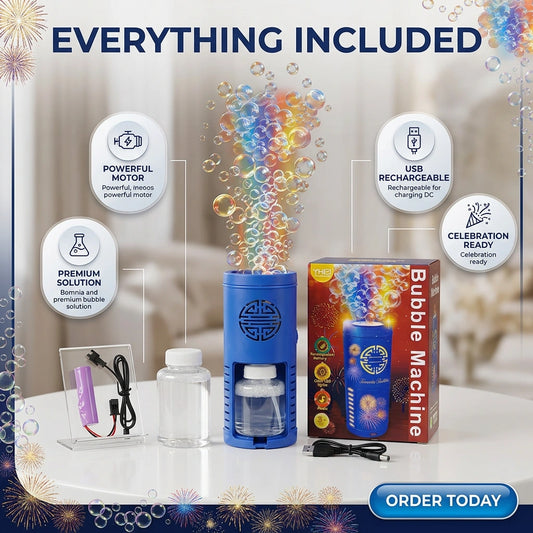 Fireworks Bubble Machine