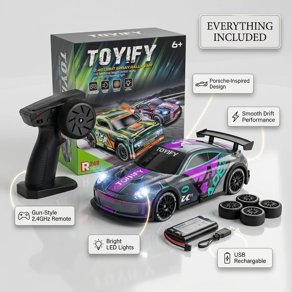 1:22 RC Porsche Vagrant Drift Car With Lights