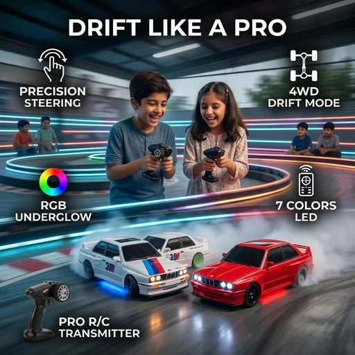 1:16 BMW M3 E30 RC Drift Car 30Km/h 2.4G 4WD Remote Control