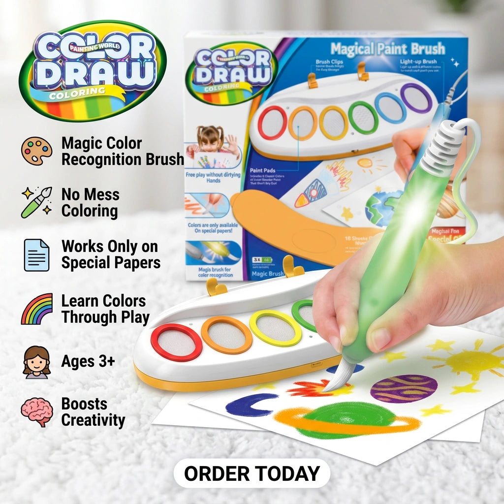 Magical Paint Brush Coloring Kit