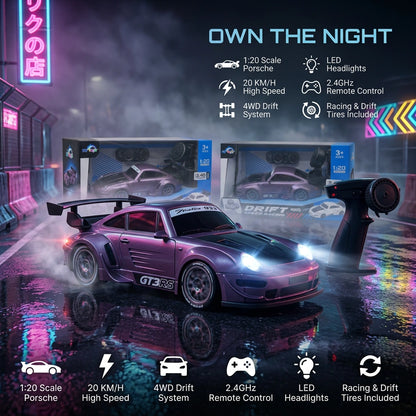 1:20 Scale  4WD Porsche RC Drift Car