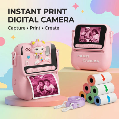 Unicorn Instant Print Digital Camera for Kids