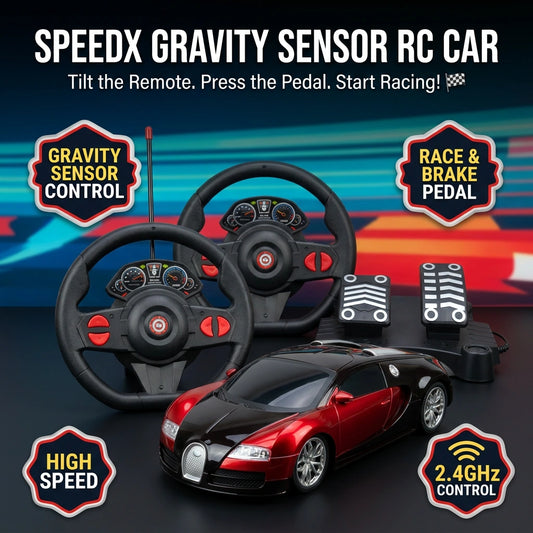 RC Gravity Sensor Racing Car – SpeedX Remote Control Toy for Kids