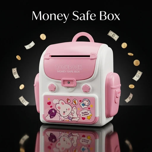Backpack-Style Electronic Piggy Bank for Kids – Fun Mini ATM Saving Toy