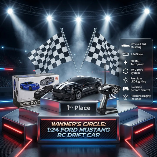 1:24 Scale 4WD RC Drift Car - Ford Mustang