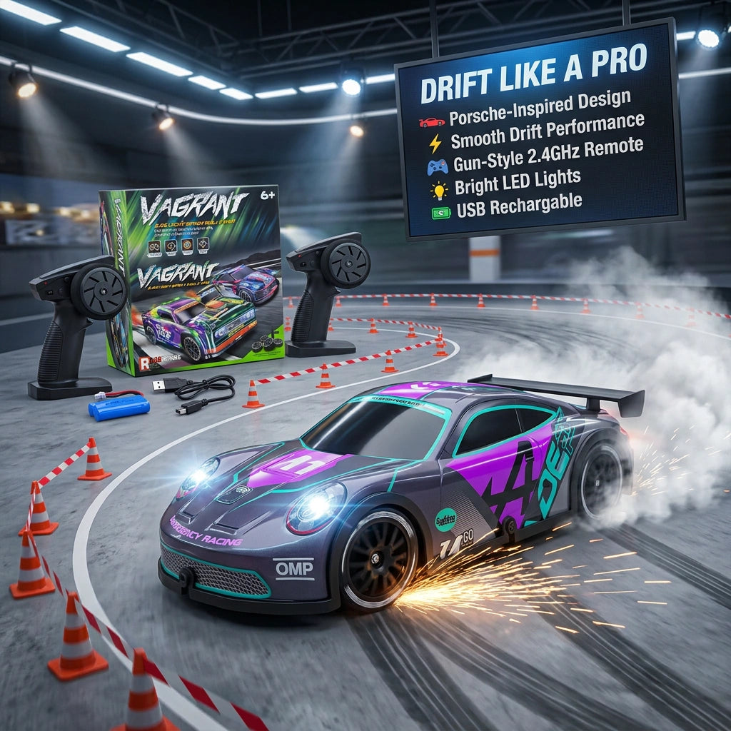 1:22 RC Porsche Vagrant Drift Car With Lights