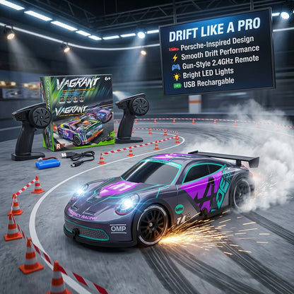 1:22 RC Porsche Vagrant Drift Car With Lights