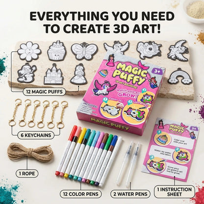 Magic Puffy 3D Art Painting