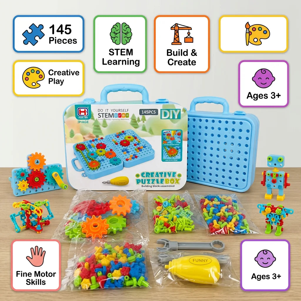 Creative puzzle box (145 Pcs)