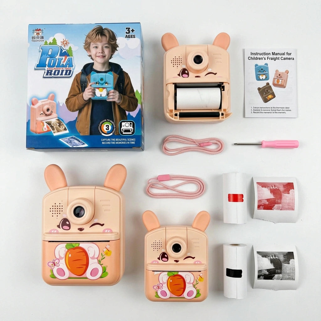 2‑In‑1 Polaroid Pocket Dual Camera & Instant Color Printer