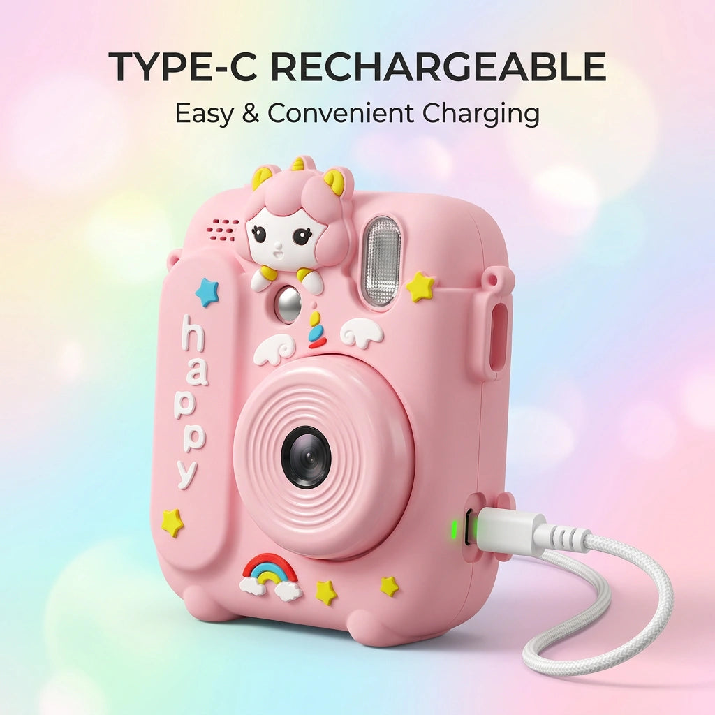Unicorn Instant Print Digital Camera for Kids