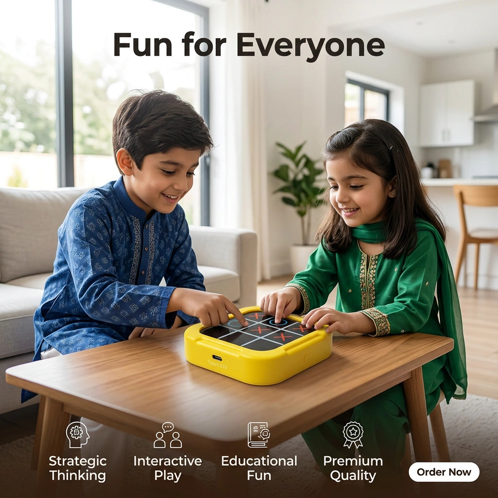 Rechargable Tic Tac Toe Smart Game Console