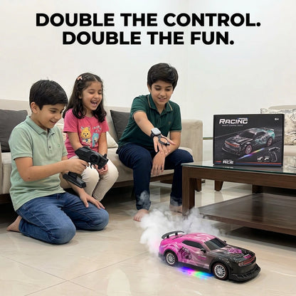 Remote Control 4WD Beast Car With Smoke Spray | High Speed Drift 4 Wheel Drive RC Car