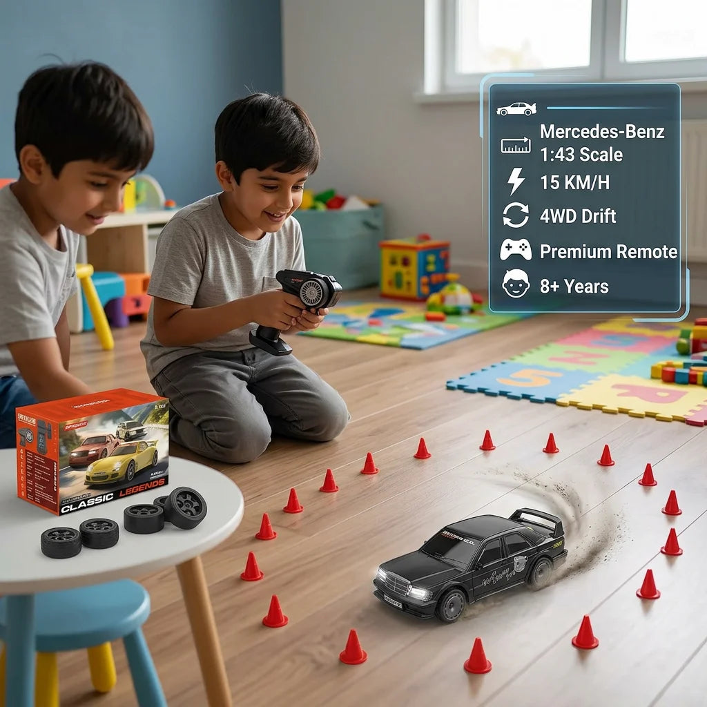 1:43 Mercedes Evo II RC Drift 15km/h