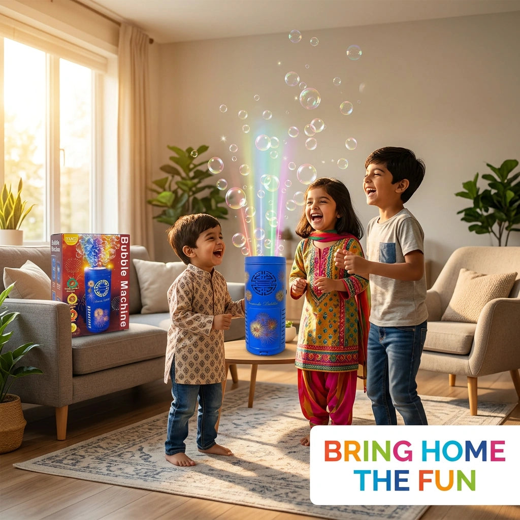Fireworks Bubble Machine