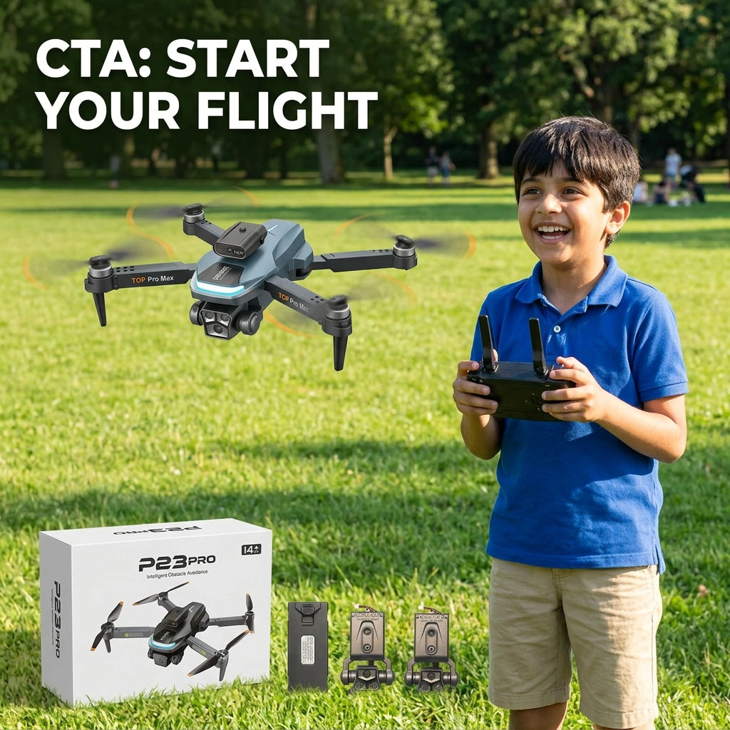 P23 Pro Dual Camera Drone with 360° Obstacle Avoidance