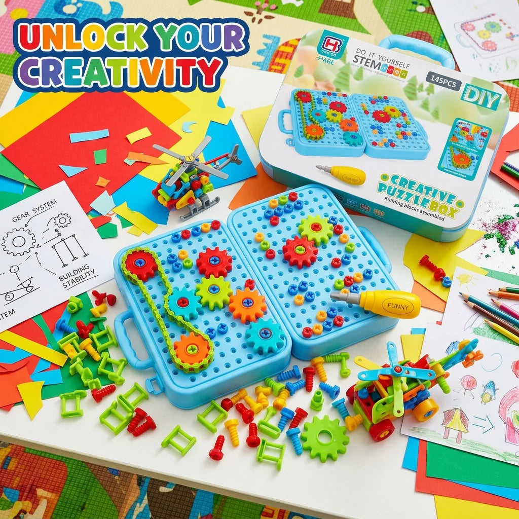 Creative puzzle box (145 Pcs)