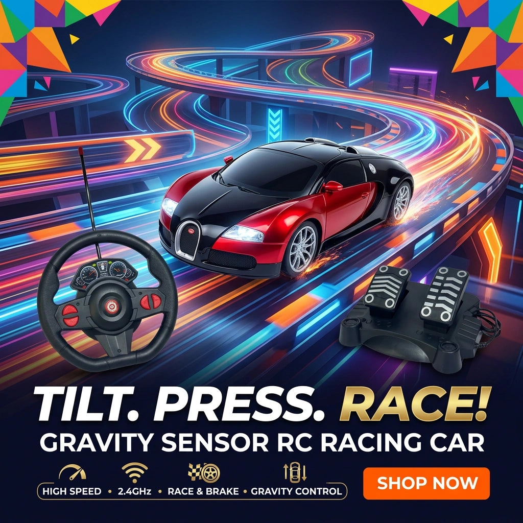 RC Gravity Sensor Racing Car – SpeedX Remote Control Toy for Kids
