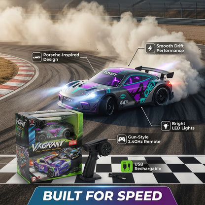1:22 RC Porsche Vagrant Drift Car With Lights