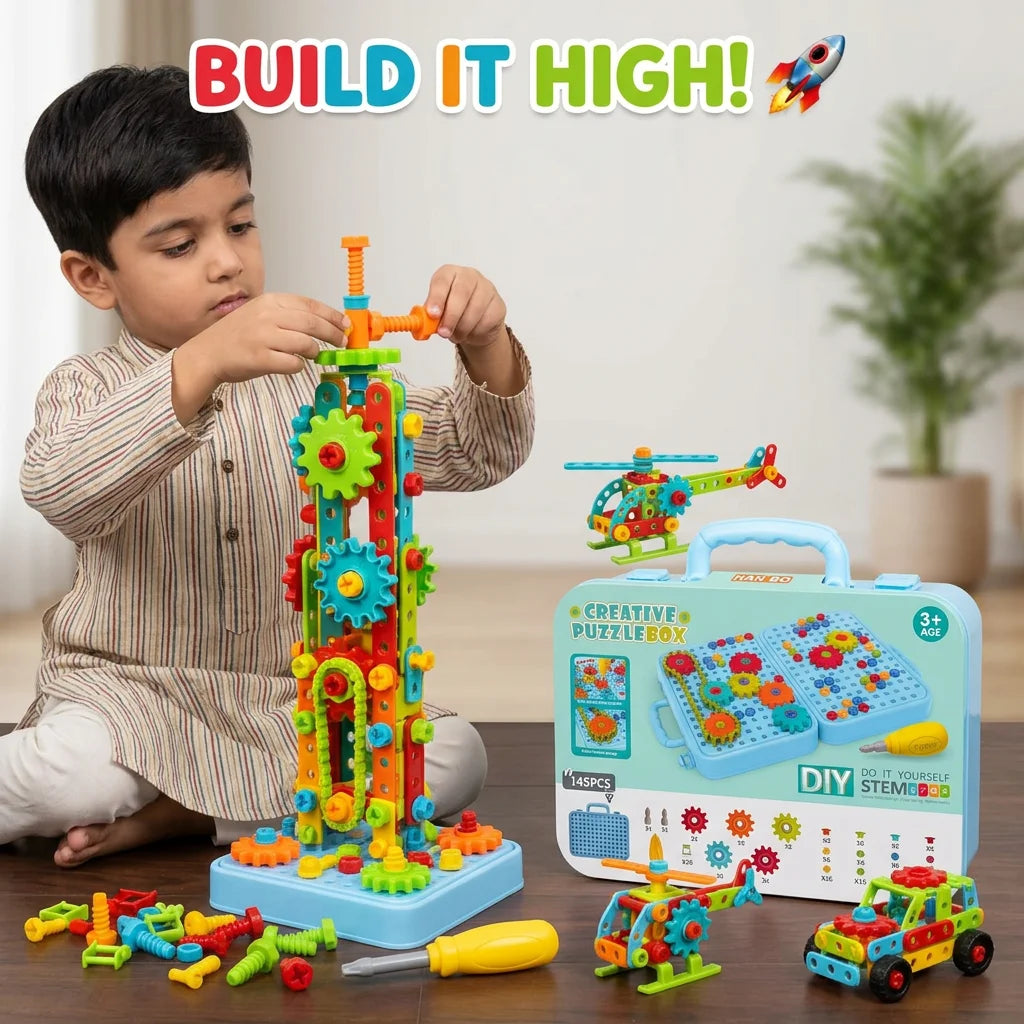 Creative puzzle box (145 Pcs)