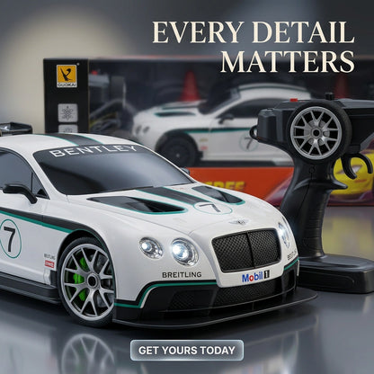 1:18 RC Licensed Bentley Continental GT3 Drift Car