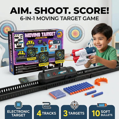 6-in-1 Electronic Shooting Target Toy Game Set