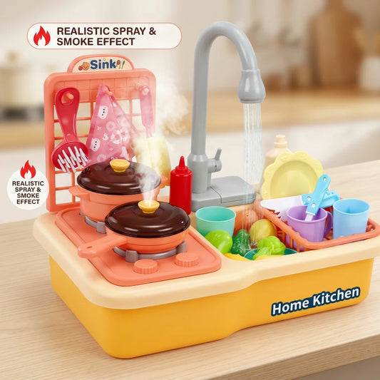 Electric Kitchen Sink Toy for Kids