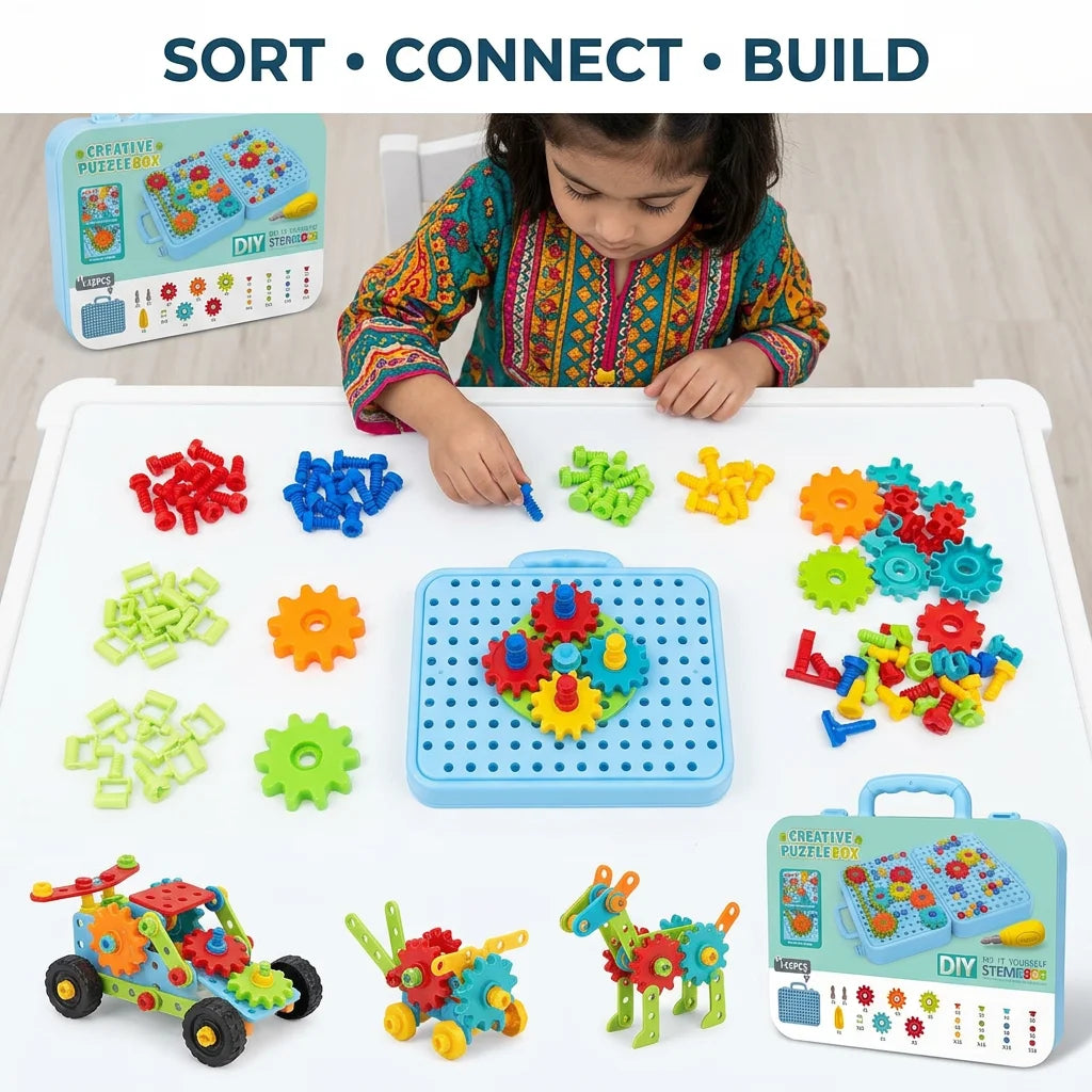 Creative puzzle box (145 Pcs)