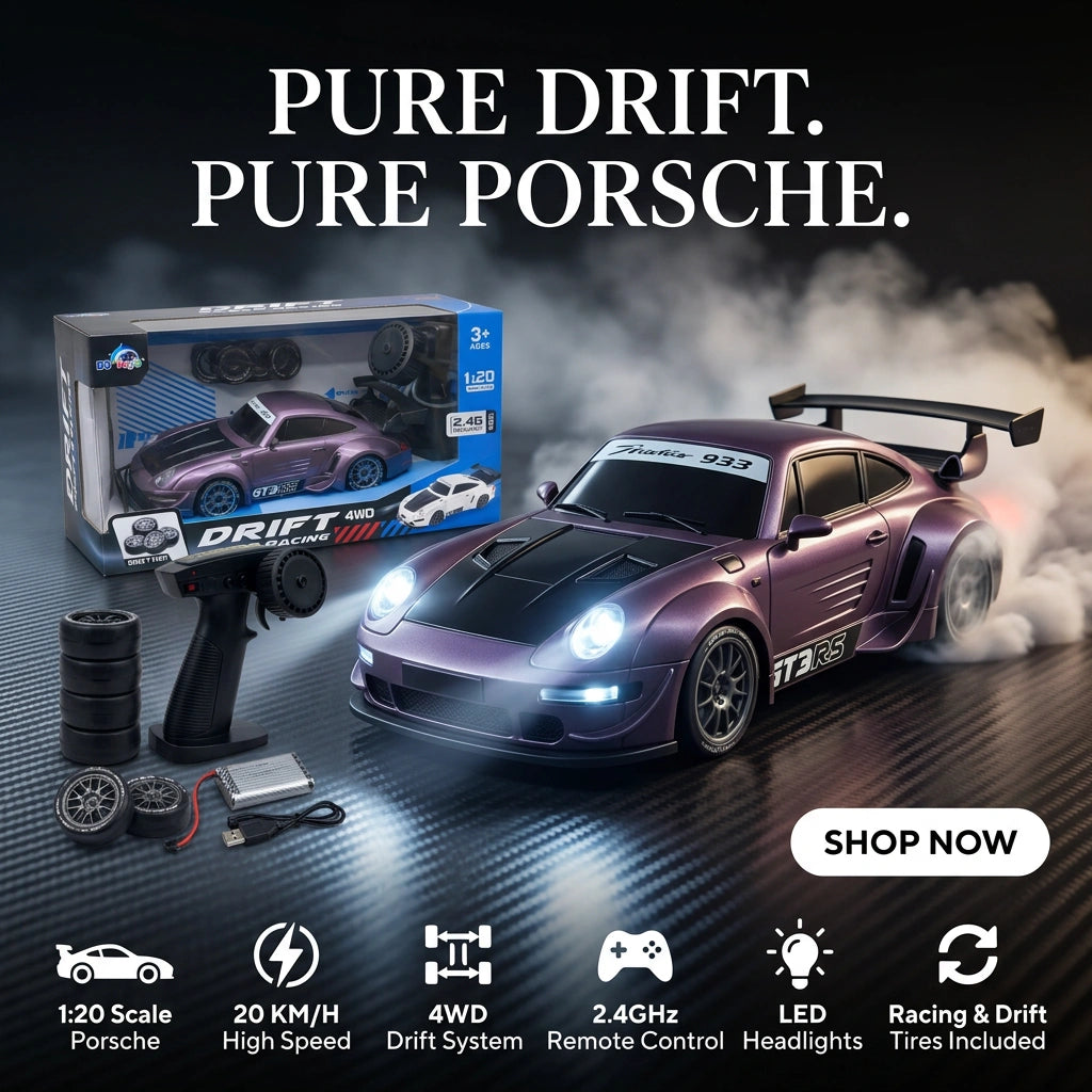 1:20 Scale  4WD Porsche RC Drift Car
